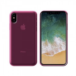 GEL COVER IPHONE XS ROSA